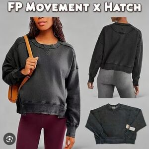 84.NWT Fp Movement X‎ Hatch Xl Grey Intercept Pull Over